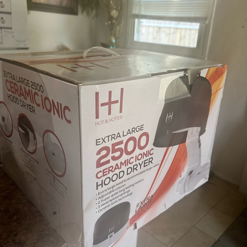 Extra Large 2500 Ceramic Ionic Hood Dryer